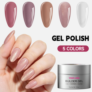 เจลต่อเล็บยูวี Hema Free สำหรับขายส่ง OEM ติดทนนาน 50 กรัม สีผสม สำหรับต่อเล็บมืออาชีพ เจลแข็งสำหรับร้านทำเล็บ - Product Image 1
