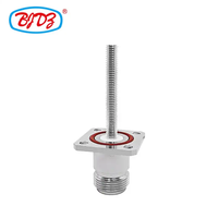 Approvisionnement d'usine Laiton N Type Femelle Jack Bride 4 Trous N Jack Filetage M5 38mm 1.5 Pouces RF Coax Coaxial Connecteurs en Stock