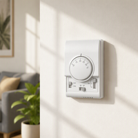 Thermostat mécanique de climatisation, interrupteur de refroidissement et de chauffage, unité de ventilo-convecteur pour pièce