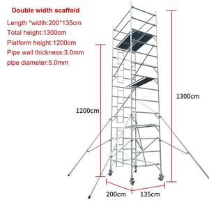 Andamio de Aluminio Plegable Serie 4800, Entrega Directa de Fábrica, Torre de Andamio Móvil de Aluminio - Product Image 3