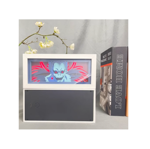 Lampe de table rechargeable à thème <span class=keywords><strong>Anime</strong></span> et jeux vidéo (POKE), avec découpe papier artisanale, boîte lumineuse LED à 16 couleurs changeantes, cadeau vintage pour la Fête des Pères - Product Image 6