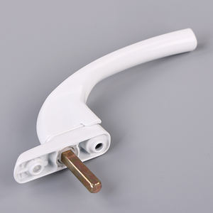 Poignée de serrure de porte à battant en PVC en alliage de zinc poignée de porte intérieure pour accessoires de fenêtres de bureau et d'appartement - Product Image 2