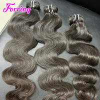 Paquetes de Cabello Humano Crudo Camboyano de Marca Privada, con Cutícula Alineada, Ondulado, 100% Sin Procesar, Venta al Por Mayor