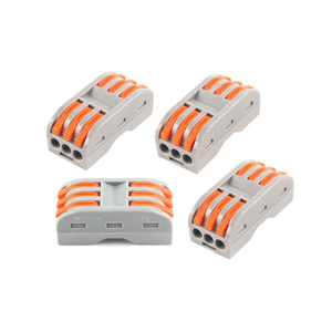 Hot Selling Orange Grey <b>Quick</b> Splicing Push Wire <b>Connector</b> Fast <b>Connector</b> Electrical Terminal Made of Durable Copper - Product Image 2