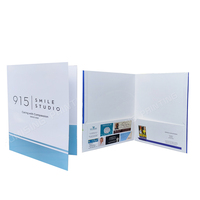 Dossiers de présentation personnalisés en gros A4 A5 A6, écologiques, imperméables, avec pochette et emplacement pour cartes de visite