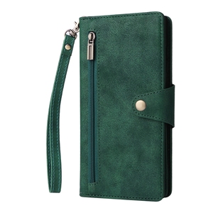 Funda tipo billetera con diseño de botón para <span class=keywords><strong>Samsung</strong></span> <span class=keywords><strong>Galaxy</strong></span> S22/A23/M23 5G/A53/A73 5G, para <span class=keywords><strong>Galaxy</strong></span> S23/S24 Funda de cuero - Product Image 1