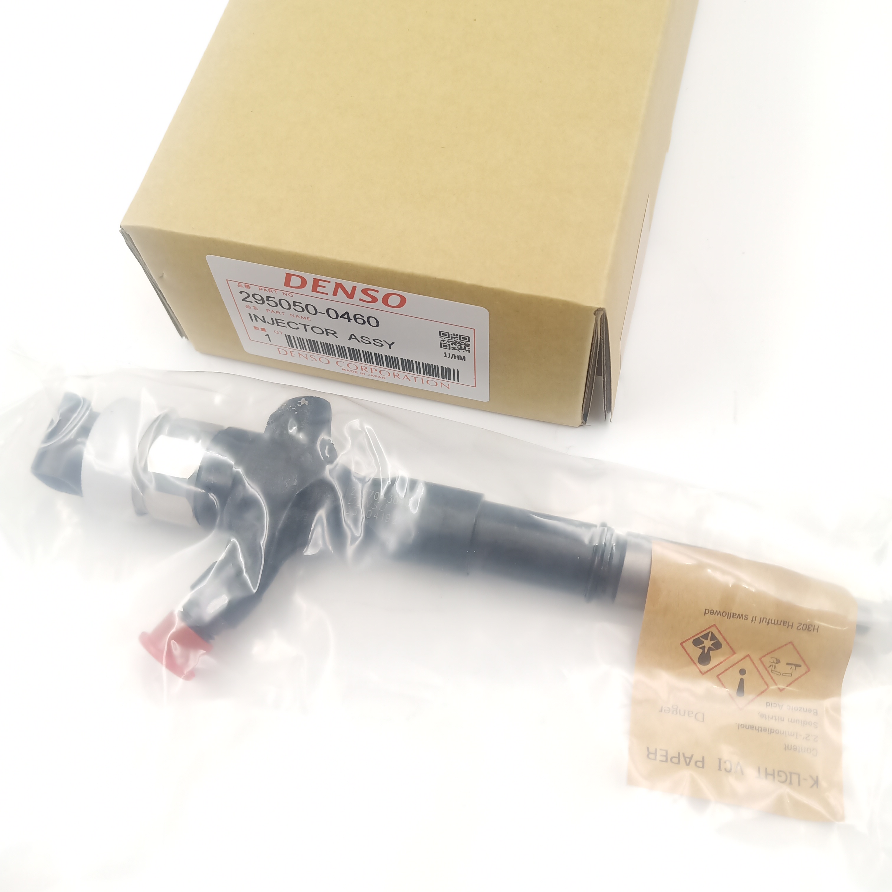 Diesel Fuel Common Rail Parts  295050-0460 Injector  Spare Part Injection Nozzle 23670-39365  For TOYOTA 1KD-FTV