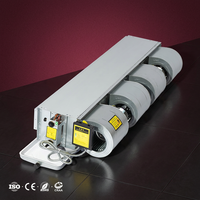 Unité de ventilation dissimulée pour chambre d'hôtel avec moteur EC à vitesse variable, ultra silencieuse, eau réfrigérée 2 tuyaux