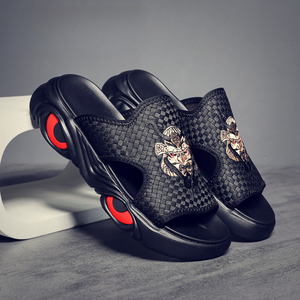 <span class=keywords><strong>Sandali</strong></span> Estivi da Uomo Taglia Grande 38-48, con Raffinato Ricamo Samurai - Product Image 1