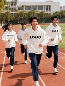 उच्च गुणवत्ता वाली कस्टम टीम लाइन सिल्क स्क्रीन मुद्रित शीतकालीन स्ट्रीटवियर हूडी - Product Image 4