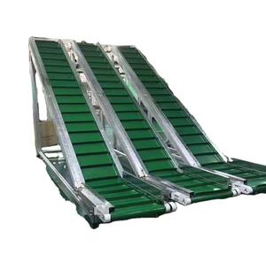 Convoyeur à tarière incliné en poudre d'aluminium réglable Ceinture durable antistatique pour clous Solution de transport complète - Product Image 1