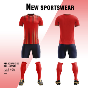 Op maat gemaakte hoogwaardige voetbal zomerset voor jongens en meisjes voor training en jeugdsportkleding met opdruk - Product Image 2