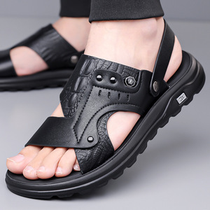 Sandalias Planas Casuales para Hombre, Punta Abierta, Suela de Goma, Entresuela de EVA, Estilo Slip-On de Verano, Forro Textil, Origen China - Product Image 3