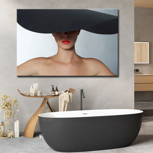 Peinture murale élégante pour femme, décoration intérieure, impression sur toile, peinture encadrée flottante, art mural sexy pour femme, produits de décoration intérieure - Product Image 2