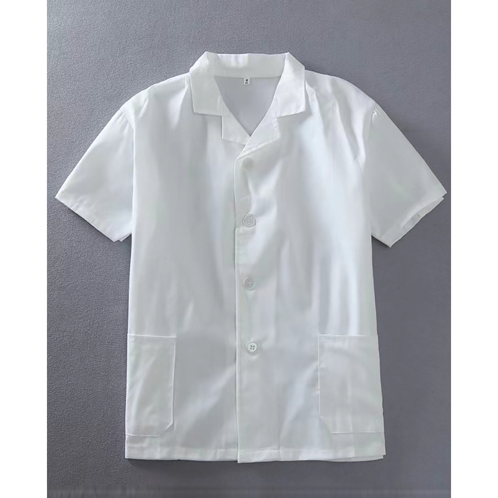 White short-sleeved shirt