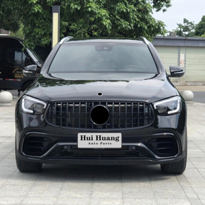 Kit Carrozzeria Aggiornato da Vecchio a Nuovo per <span class=keywords><strong>Mercedes</strong></span>-Benz <span class=keywords><strong>GLC</strong></span> Classe X253 2015-2019, Conversione in GLC63 AMG 2022 con Fari - Product Image 2