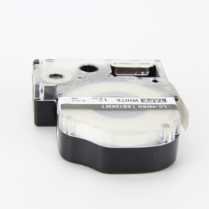 Remplacement d'étiquettes pour cartouches d'étiquettes Epson LK-4WBN (SS12KW) 1/2 pouce standard LK (LC) noir sur blanc pour Epson LabelWorks - Product Image 3
