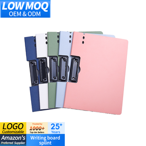 Carpeta de archivos <span class=keywords><strong>A4</strong></span> multifuncional, informes de estudiantes, almohadilla de escritura, férula, soporte de datos de libro Vertical Horizontal, Material PP - Product Image 1