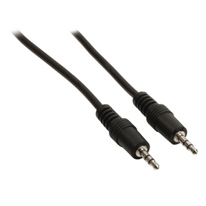 Cable de audio estéreo macho a macho de 3,5 mm, 1,5 m, negro - Product Image 1
