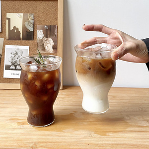 Gobelet <span class=keywords><strong>en</strong></span> céramique borosilicate vintage MM Creative, verre à eau et à café glacé avec emballage <span class=keywords><strong>en</strong></span> boîte blanche pour les boissons et les cadeaux - Product Image 4