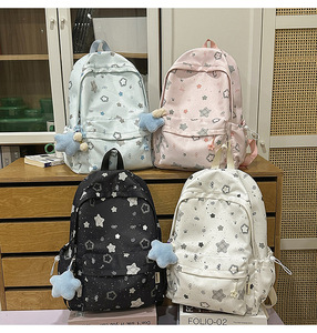 Student schoolbag new model <b>backpack</b> <b>large</b> capacity lightweight cute girl double shoulder bag - Product Image 2
