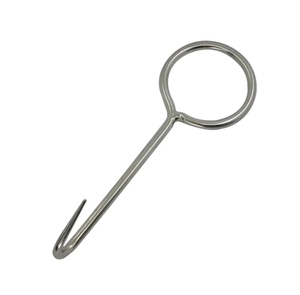 Ganchos de elevación para llave de drenaje, extractor de rejilla de drenaje de acero inoxidable 304, llave de elevación para una fácil limpieza del drenaje de la ducha, plateado - Product Image 1