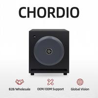 Subwoofer Monitor Studio Profesional 225W Amplifier 10" Penutup Jala Logam Penuh Casing MDF Input XLR TRS RCA untuk Produksi Audio