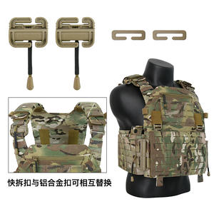 Chaleco Táctico de Camuflaje, Nailon 1000D, Sistema Molle con Correas para los Hombros, para Entrenamiento, Talla Única - Product Image 3