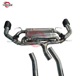 Système d'échappement Catback Vortex haute performance en acier inoxydable SS304 1,5 mm poli miroir pour Alfa Romeo Giulia 2.0T - Product Image 4