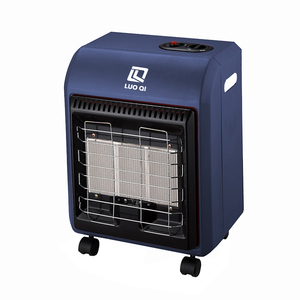<span class=keywords><strong>Chauffage</strong></span> <span class=keywords><strong>radiant</strong></span> <span class=keywords><strong>au</strong></span> propane moderne en acier, petit/mini/fin, pour camping, 18 000 BTU, avec protection anti-renversement, portable – Offre spéciale - Product Image 1