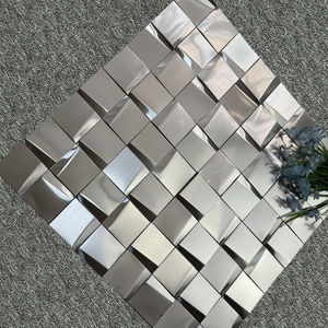 Panel de Pared 3D Metálico con Diseño de Mosaico, Decoración de Pared Interior para Tiendas de Ropa, KTV, Hoteles - Product Image 5