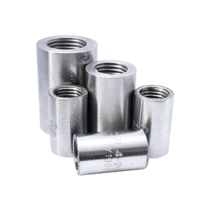 Manchon de raccordement pour barres d'armature filetées de qualité supérieure avec finition polie en acier galvanisé et alliage de zinc pour la construction - Product Image 6