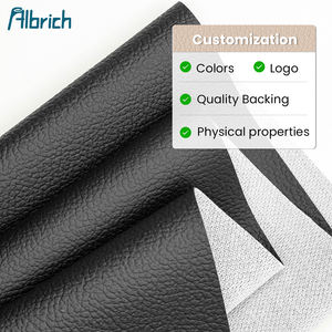 Láminas de Cuero Sintético de PVC con Patrón de Lichi, Precio de Fábrica, para Asientos de Auto, Impermeables y Resistentes a los Arañazos - Product Image 5