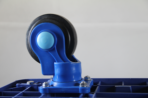 <strong>Big</strong> Load Double Layered Silent Four-Wheel Platform Material <strong>Cart</strong> Without Guardrails 300kg Capacity - Product Image 2