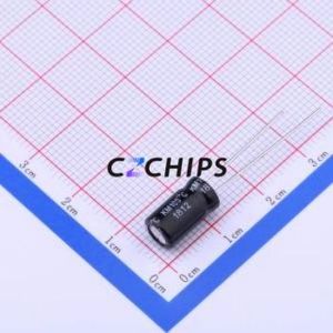 Condensador Electrolítico de Aluminio de Montaje Pasante KM227M025E11RR0VH2FP0, D6.3xL11mm 220uF 20% 25V 2.5mm - Product Image 2