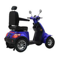 Scooter de mobilité motorisé robuste en alliage d'aluminium à quatre roues, 1000W, 25KM/H, pour personnes âgées, en stock dans l'entrepôt UE, vente chaude COC