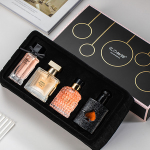 Set de Perfume Eau de Toilette en Caja de Regalo, Larga Duración, para <span class=keywords><strong>Mujer</strong></span>, Estilo TikTok/Kuaishou, Black Crow, Fragancia Femenina, Venta al Por Mayor - Product Image 1