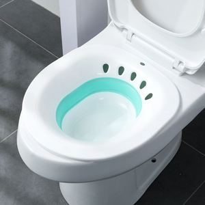 Foldable Sit Bath Basin 39cm Plastic PostpartumCare For Women With Pile Surgery Recovery - Product Image 2