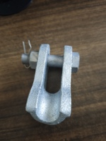 Accessoires de ligne aérienne en acier inoxydable FTTH - Clevis parallèle HEB, accessoire de puissance, marque Chenglong, modèle Tc-2
