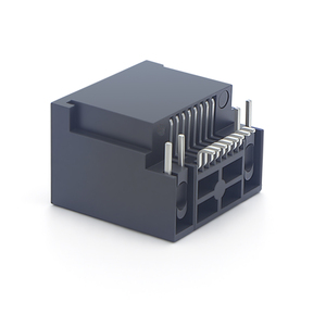 Connettore di Rete Ethernet LAN Femmina <span class=keywords><strong>RJ45</strong></span> a Singola Porta Tipo <span class=keywords><strong>SMT</strong></span> con LED Placcato in Oro Garanzia di 2 Anni AK Electronics - Product Image 3