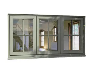 Fenêtre fixe en aluminium de haute qualité, fenêtres de maison, fenêtres de maison privée et de construction commerciale