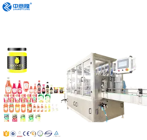 automatische pneumatische abfüllmaschine für Öl creme honig tomatenpaste marmelade