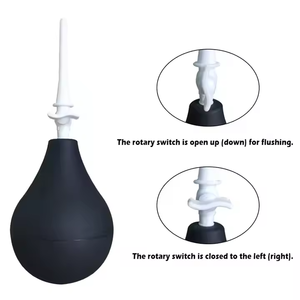Kit de Limpieza Anal de Silicona, Bulbo para Enema, <span class=keywords><strong>Irrigador</strong></span> <span class=keywords><strong>Rectal</strong></span> Reutilizable, Herramienta de Higiene, Kit de Cuidado Personal Portátil - Product Image 4