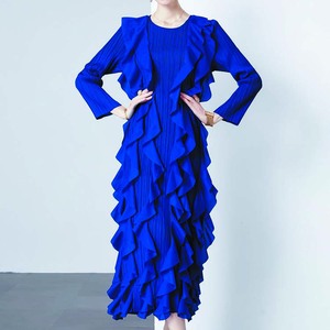 Robes Africaines d'Été 2026 pour Femmes Grandes Tailles, <span class=keywords><strong>Robe</strong></span> Longue Plissée à Volants, Manches Longues Décontractées, <span class=keywords><strong>Robe</strong></span> de Soirée Élastique, Kaftan Femme - Product Image 3
