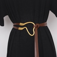Hoge Kwaliteit Vrouwen Dames Mode Riemen Pu Leer Mode Riem