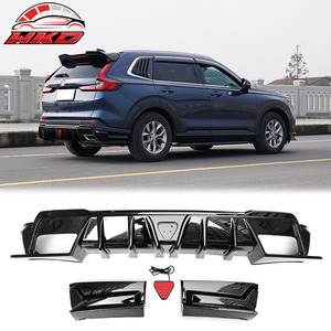 Protector de Parachoques Trasero para Honda CR-V 2023-2026 Híbrido IKON, Negro Brillante, Kit de Carrocería, Difusor de PP con LED, Accesorios para Automóviles - Product Image 1