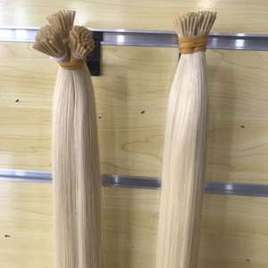 Venta al por mayor Compra a granel Cutícula vietnamita Alineada Doble dibujado Cabello crudo I Tip Extensiones Keratina Virgen Extensiones de cabello humano I Tip - Product Image 1
