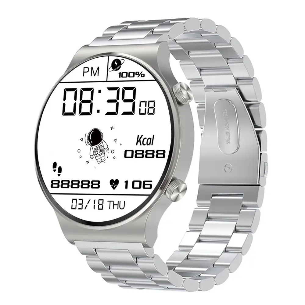 Reloj inteligente C12 para hombre, dispositivo deportivo con pantalla táctil redonda, Monitor de ritmo cardíaco y Fitness, Android e iOS, el mejor precio