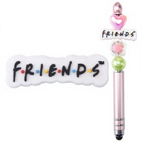 Perles en silicone PVC personnalisées de marque PDD, perles focales de forme irrégulière, pour la fabrication de porte-clés, bracelets, cadeaux, service d'échantillons, Chine