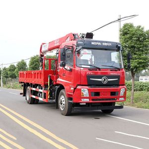 Camion grue Dongfeng D3V 4*2 avec grue à flèche droite Changxing de 10 tonnes, capacité de levage élevée, camion de transport - Product Image 5